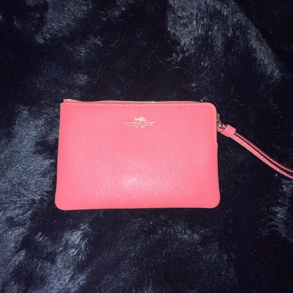 Coach Coral Wristlet